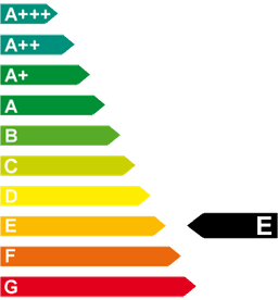 Energieeffizienzklasse: E